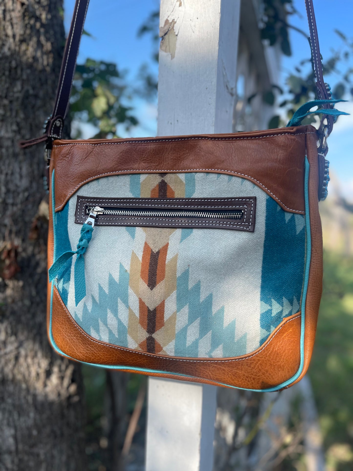 Concealed carry purse with Pendleton panel