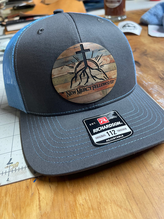 Trucker hats with custom patch