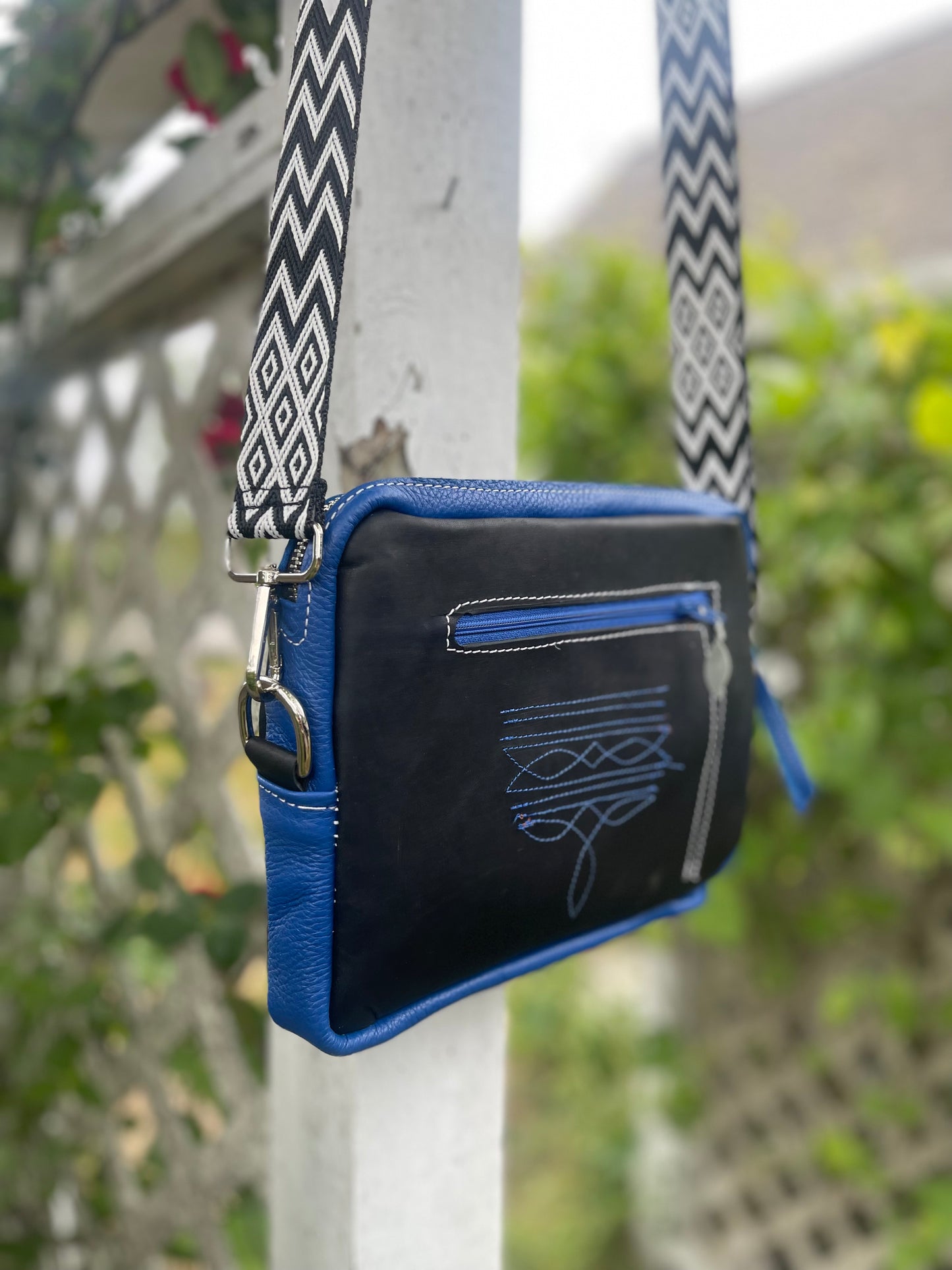 Leather crossbody